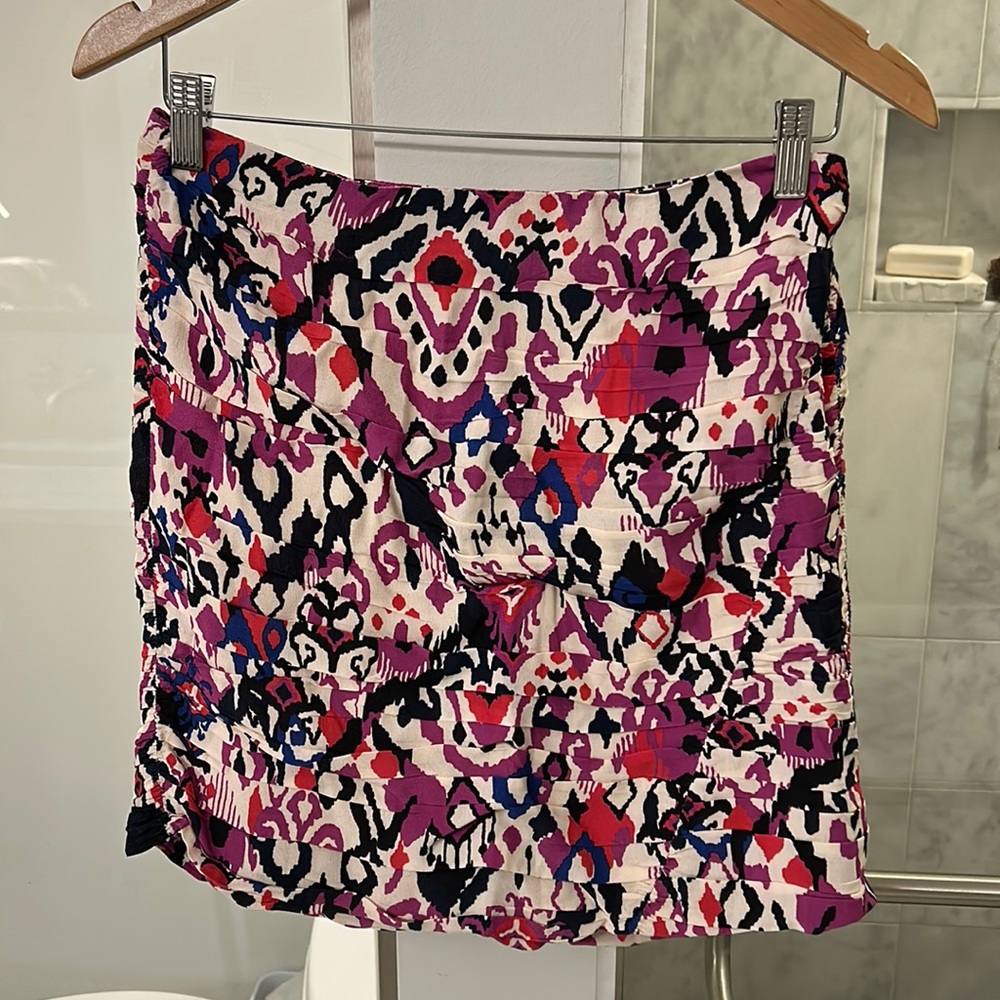 Zara multicolor mini skirt